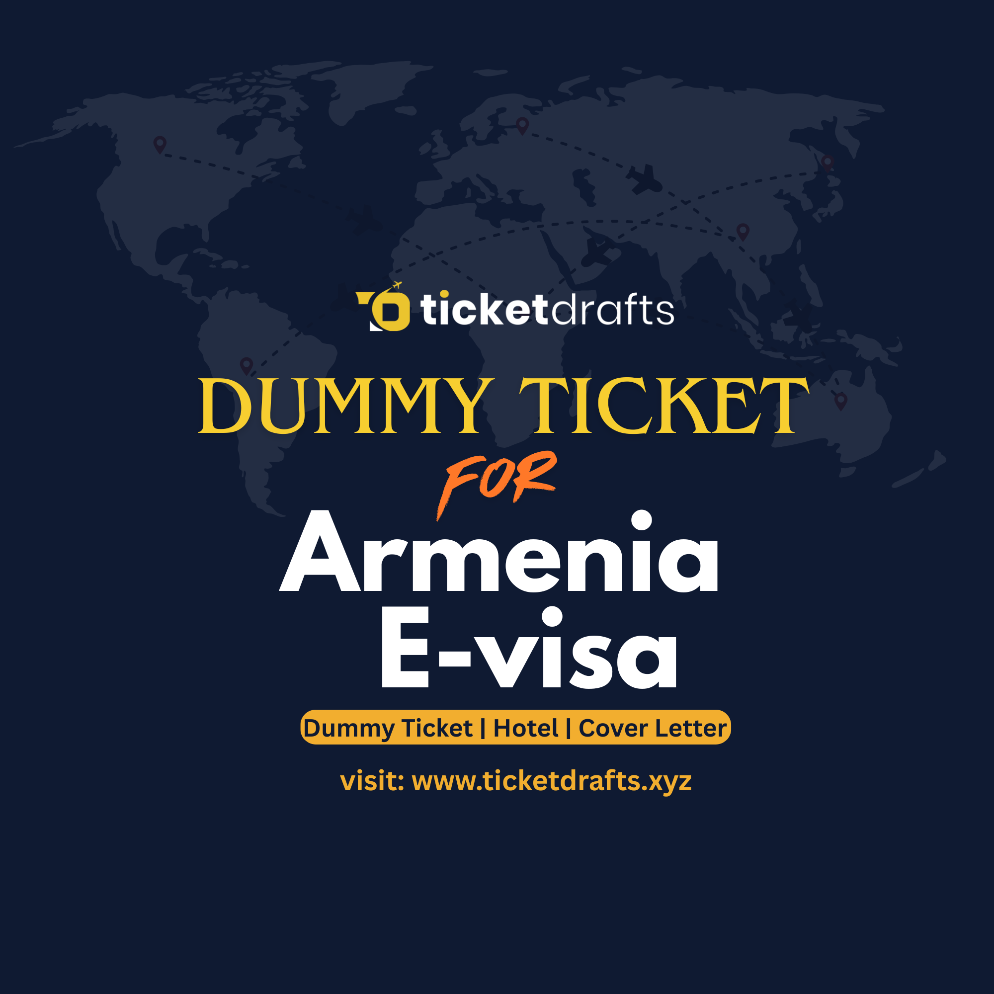 Flight Reservation for Armenia e-Visa