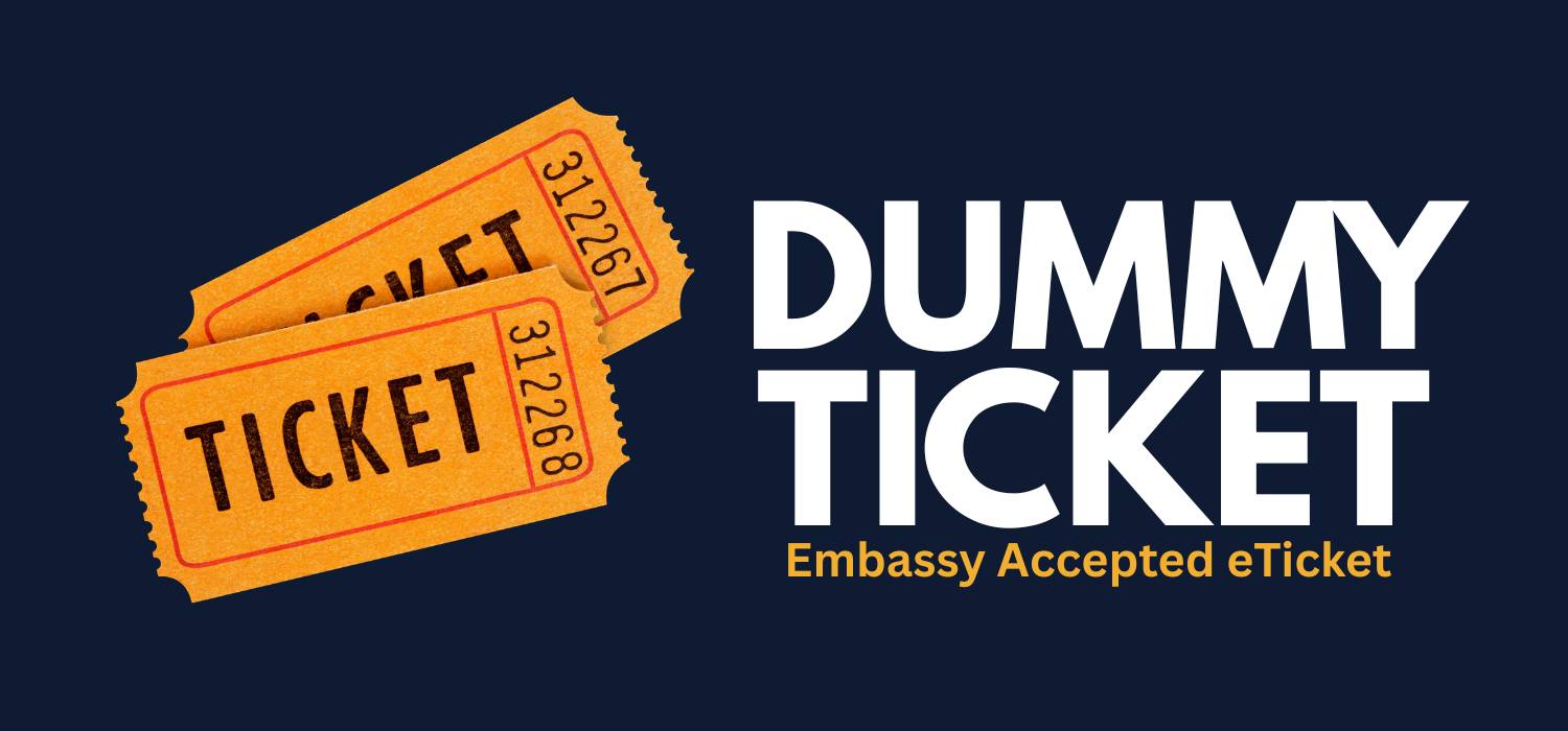 Dummy Flight Ticket